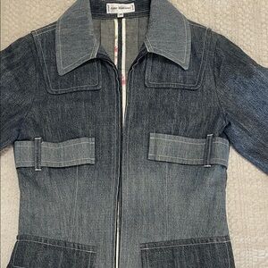 Anne Fontaine Dark Blue Jean Jacket